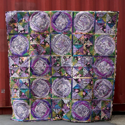Purple Haze Quilt Kit – Featuring Eclectic Elements Palette Purple by Tim Holtz