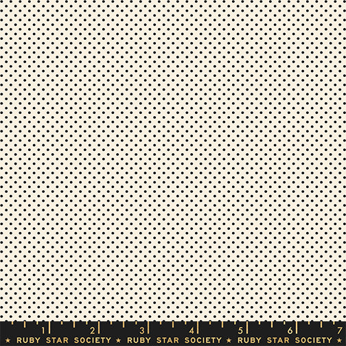 Mystic Fable - Dots in Black on Natural - by Alexia Marcelle Abegg with Ruby Star Society