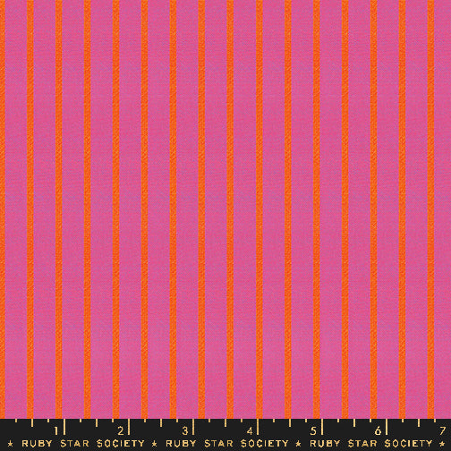 Warp & Weft Ooh Lucky Yarn Dyed Woven - Apron Stripe | Heliotrope by Alexia Abegg with Ruby Star Society