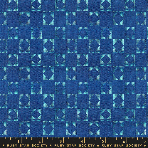 Warp & Weft Ooh Lucky Yarn Dyed Woven - Star | Lucky Bluebell by Alexia Abegg with Ruby Star Society