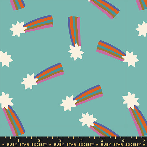 Mystic Fable - Shooting Star in Cottage Blue - by Alexia Marcelle Abegg with Ruby Star Society