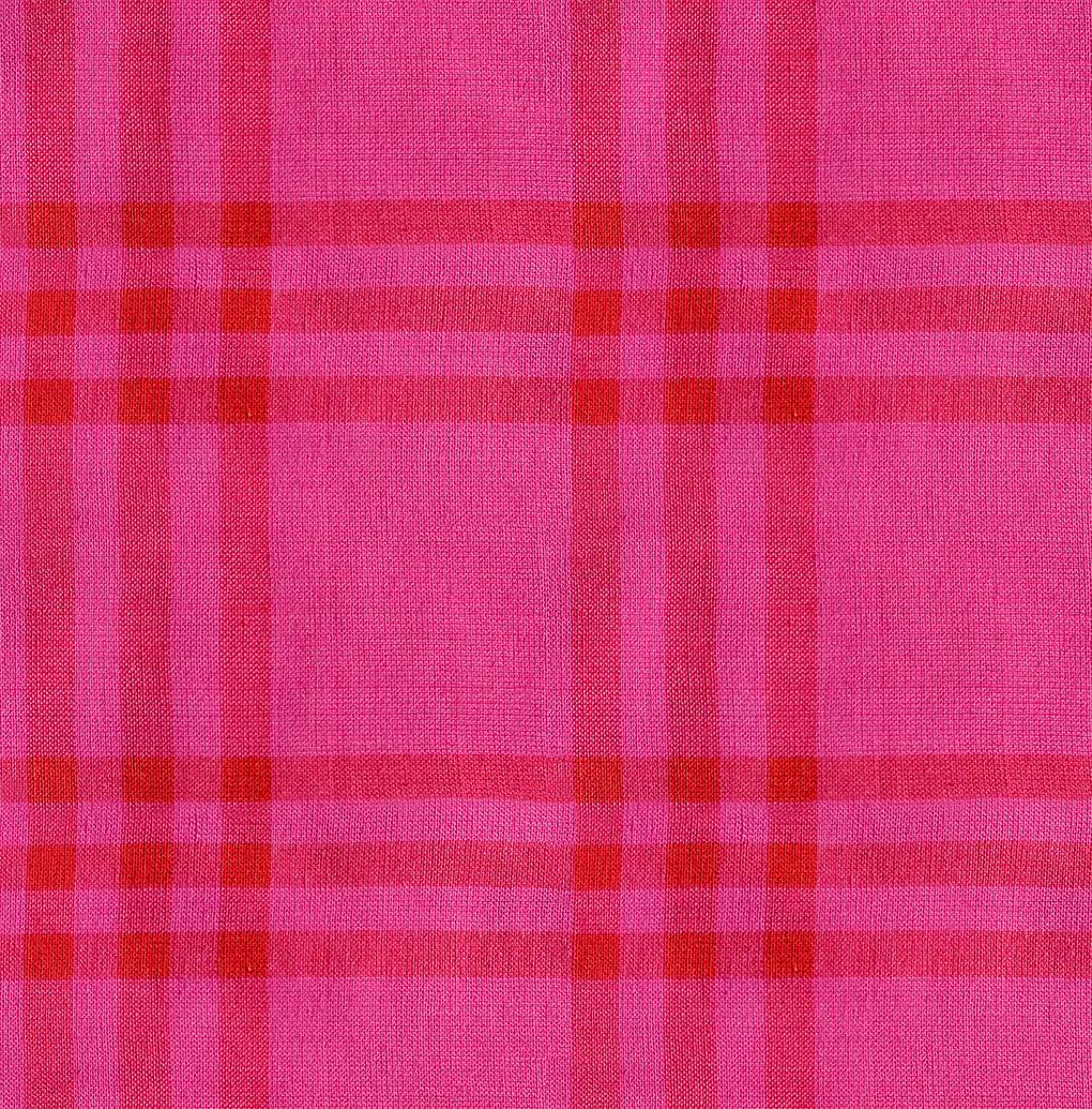 Warp & Weft Mystic Fable - Horizon Plaid in Pink - by Alexia Marcelle Abegg with Ruby Star Society