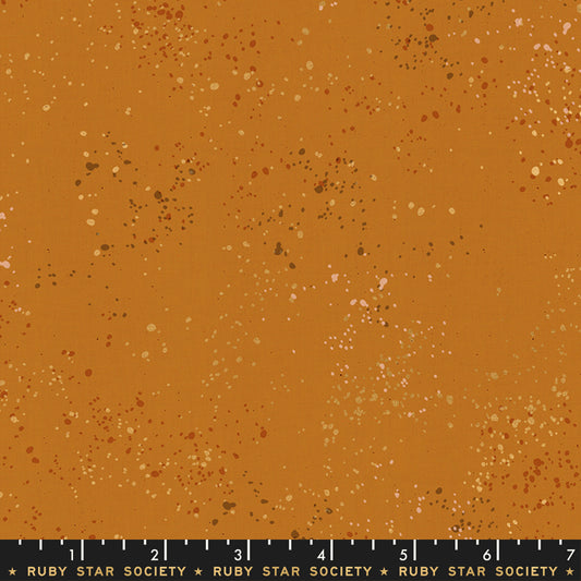 Speckled Metallic Fabric - Earth - by Rashida Coleman Hale with Ruby Star Society