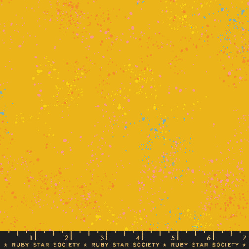 Speckled Fabric - Goldenrod - by Rashida Coleman Hale with Ruby Star Society