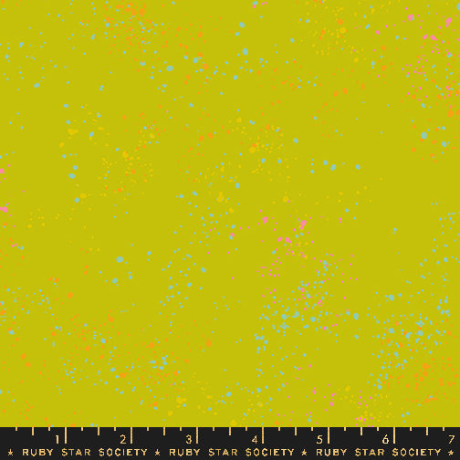 Speckled Fabric - Pistachio - by Rashida Coleman Hale with Ruby Star Society