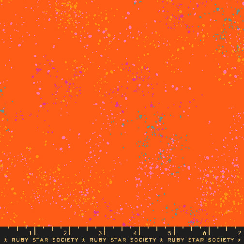 Speckled Fabric - Goldfish - by Rashida Coleman Hale with Ruby Star Society