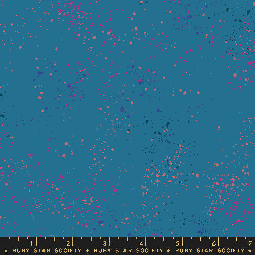 Speckled Fabric - Chambray - by Rashida Coleman Hale with Ruby Star Society