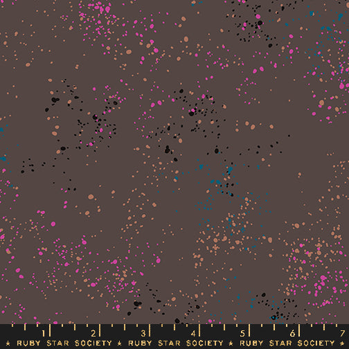 Speckled Fabric - Caviar - by Rashida Coleman Hale with Ruby Star Society