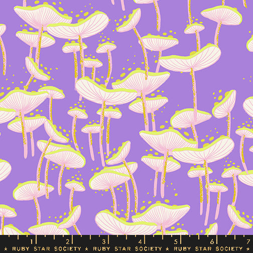 Glow Garden - Fungi - Amethyst - by Sarah Watts with Ruby Star Society