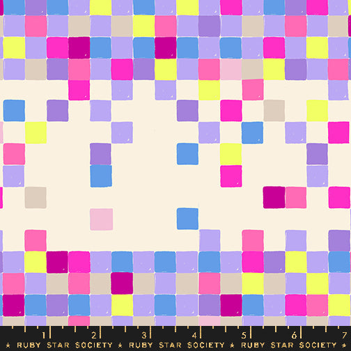 Glow Garden - Pixels - Natural - by Sarah Watts with Ruby Star Society