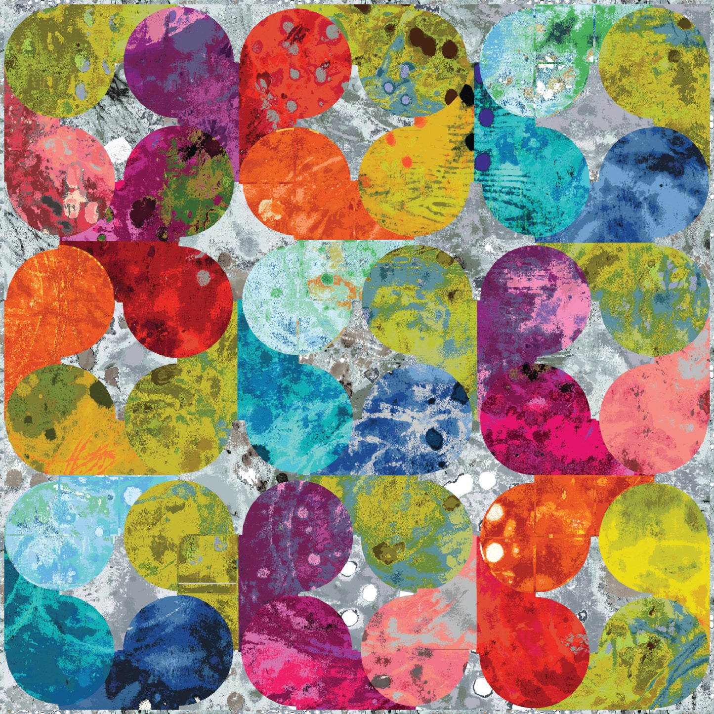 Raindrop Swirl Quilt Kit – Featuring Spotted Graffiti by Marcia Derse