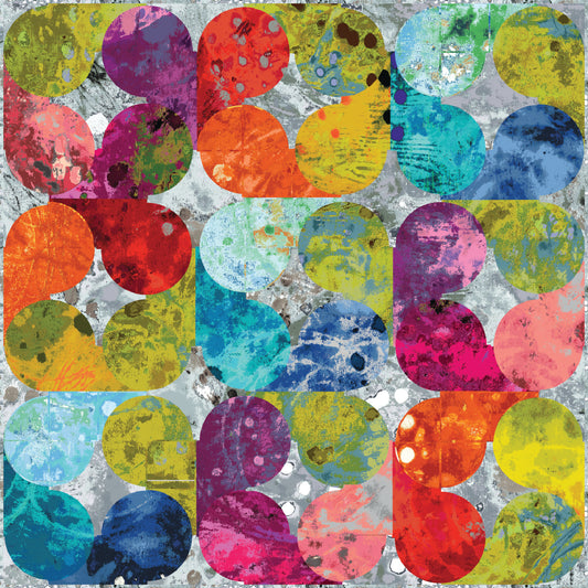 Raindrop Swirl Quilt Kit – Featuring Spotted Graffiti by Marcia Derse