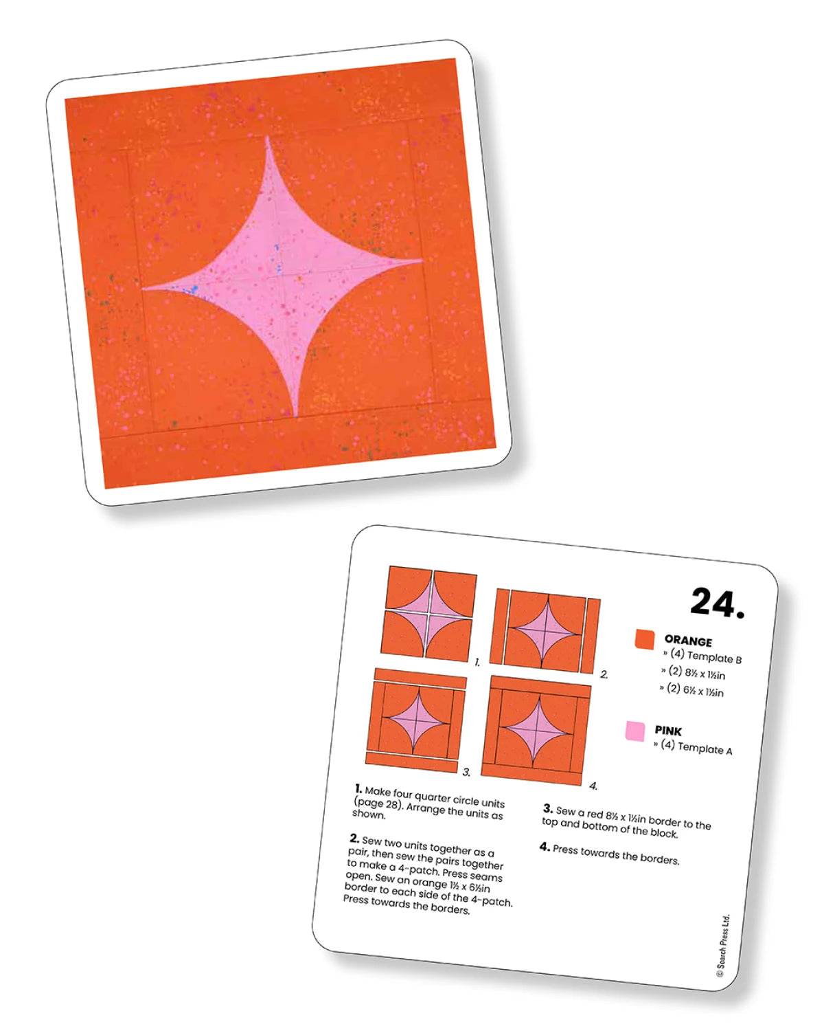 Quilt Block Card Deck by Holly Clark