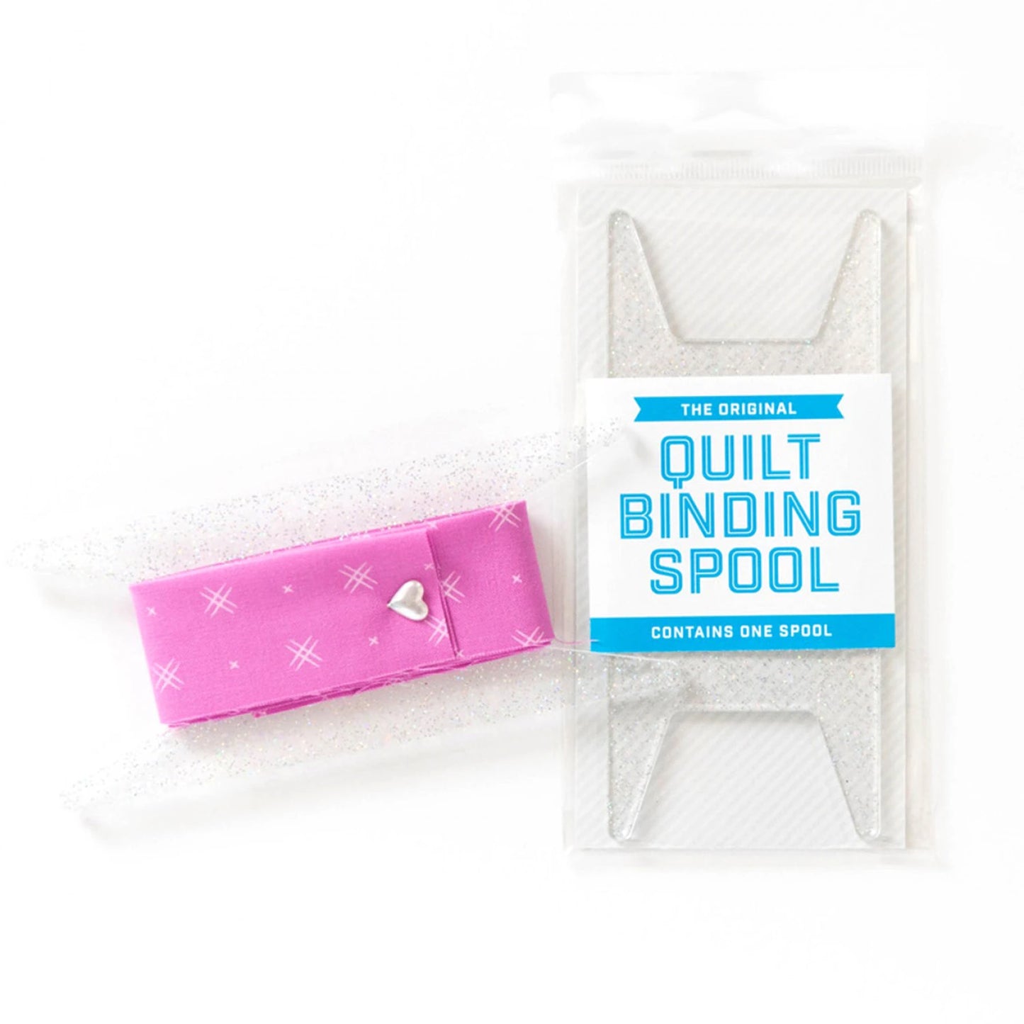Glitter Binding Spool White Glitter by Stitch Supply