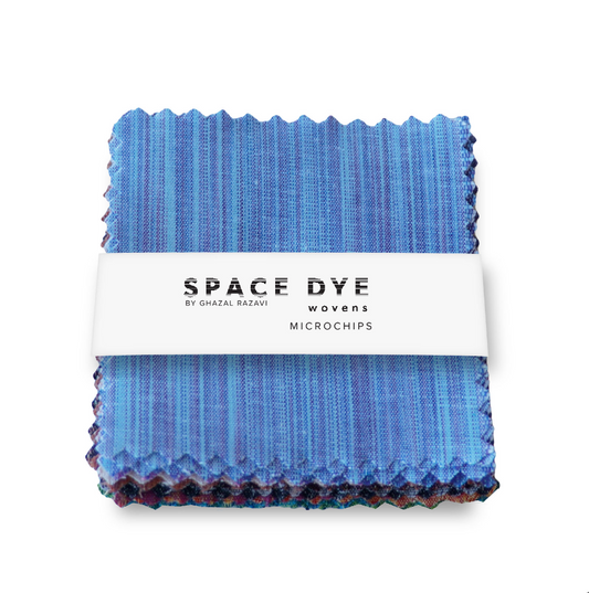 Space Dye Woven Fabric MicroChips (42 2.5" Squares) - by Figo Fabrics