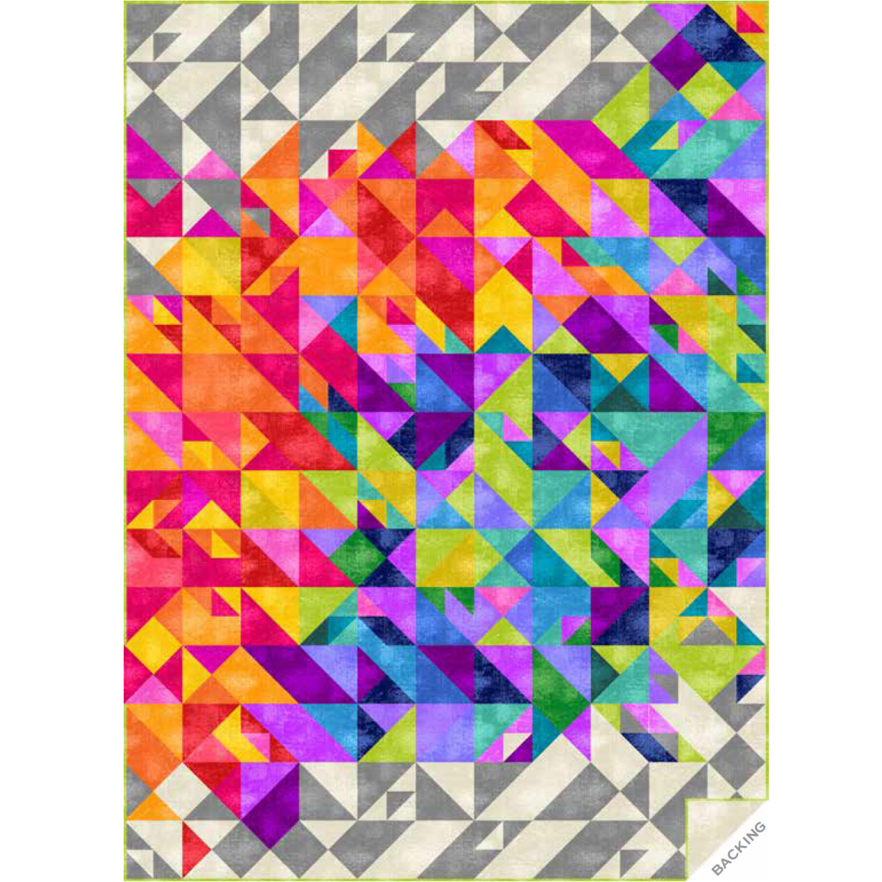 Glaze II 66" x 90" Paradise Quilt Kit by Libs Elliott