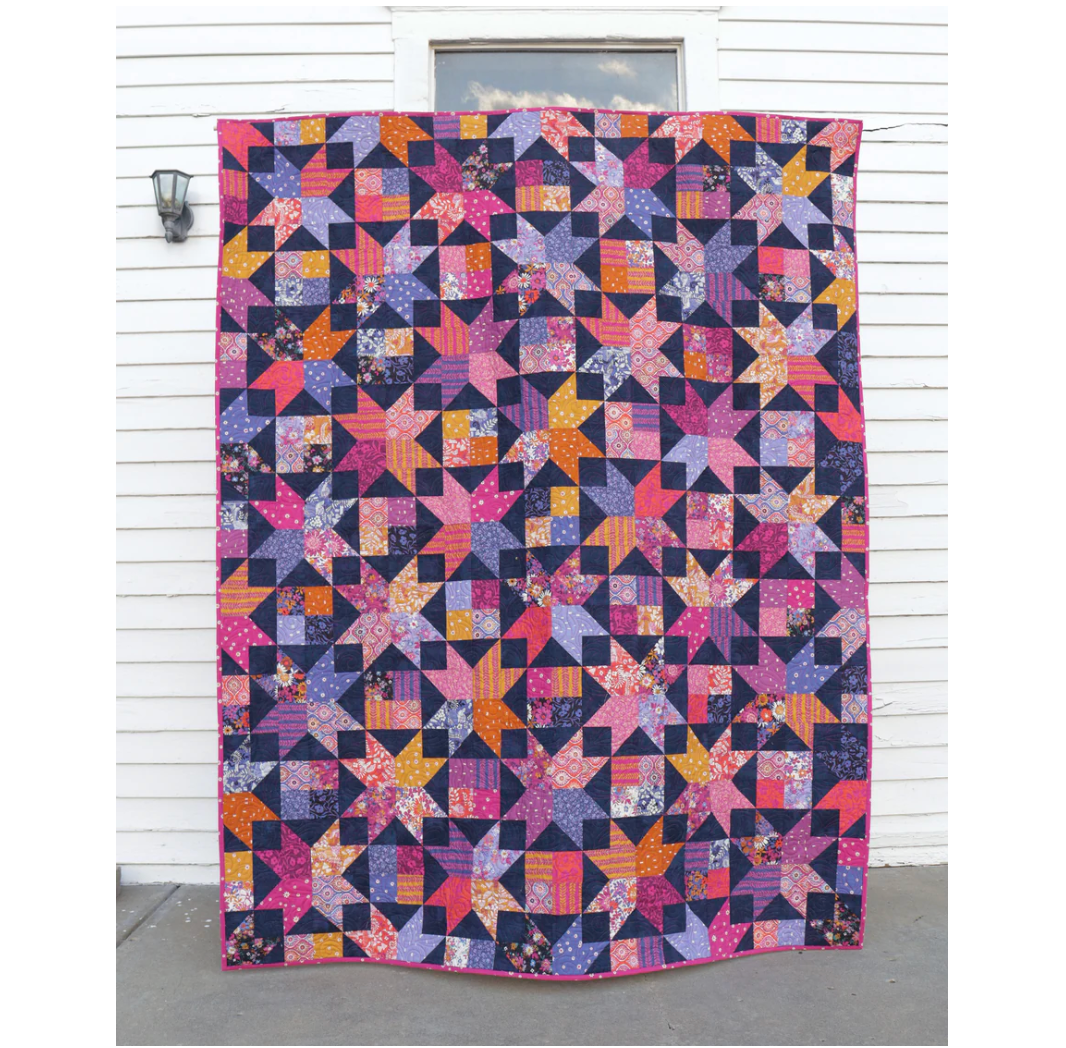 Amelia Quilt Pattern (72" x 90") by Crystal Manning