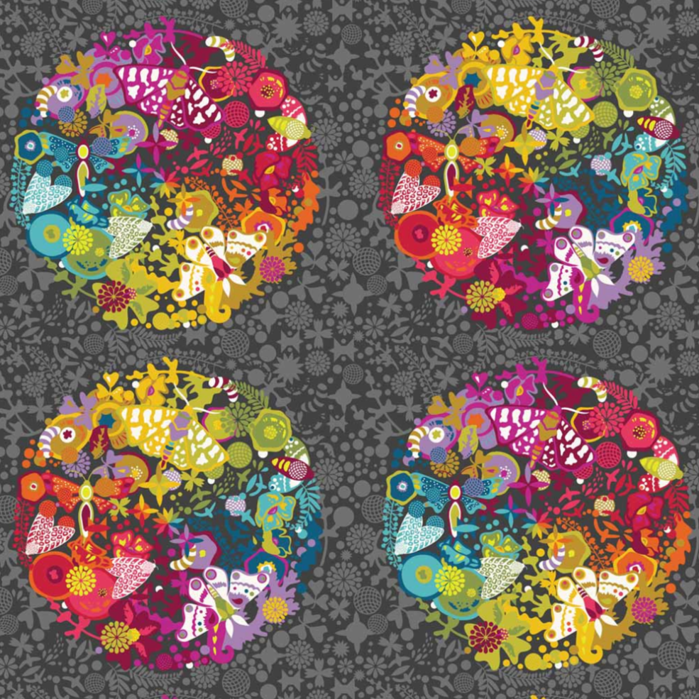 Color Wheel - Night Art Theory - by Alison Glass with Andover Fabrics