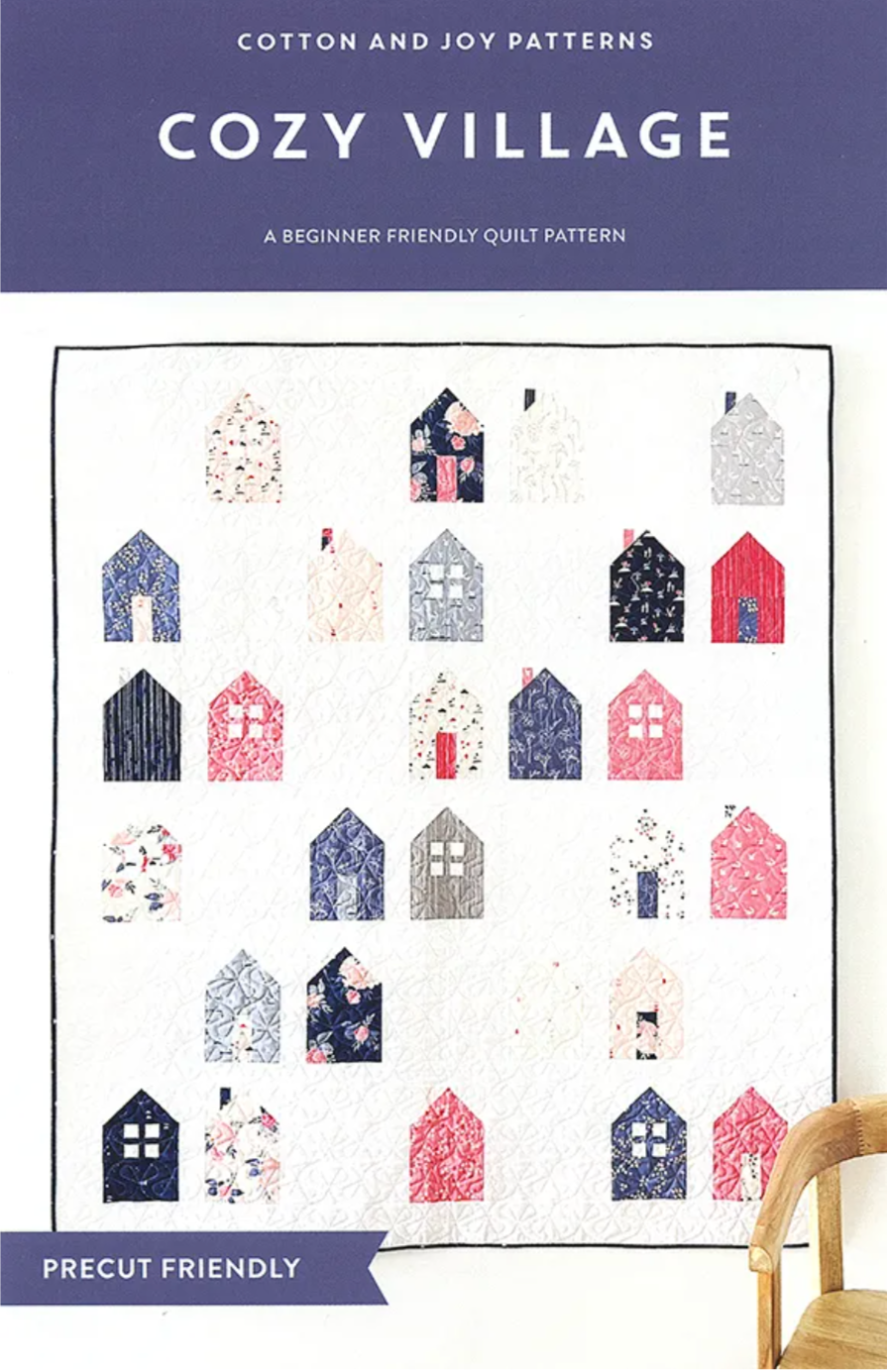 Cozy Village Quilt Pattern by Cotton and Joy – Build Your Own Quilted Neighborhood