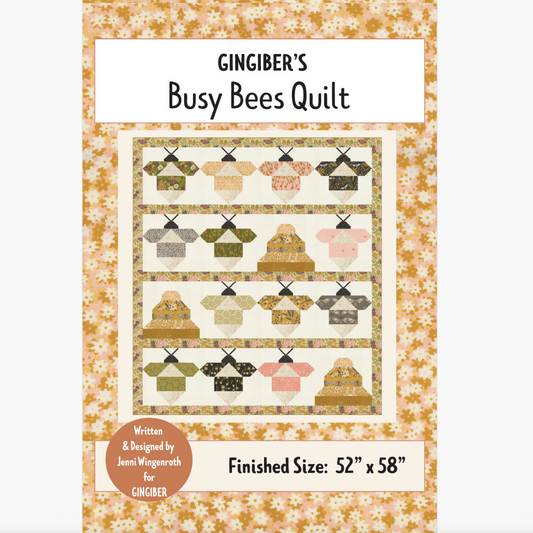 Busy Bees Quilt Pattern by Gingiber