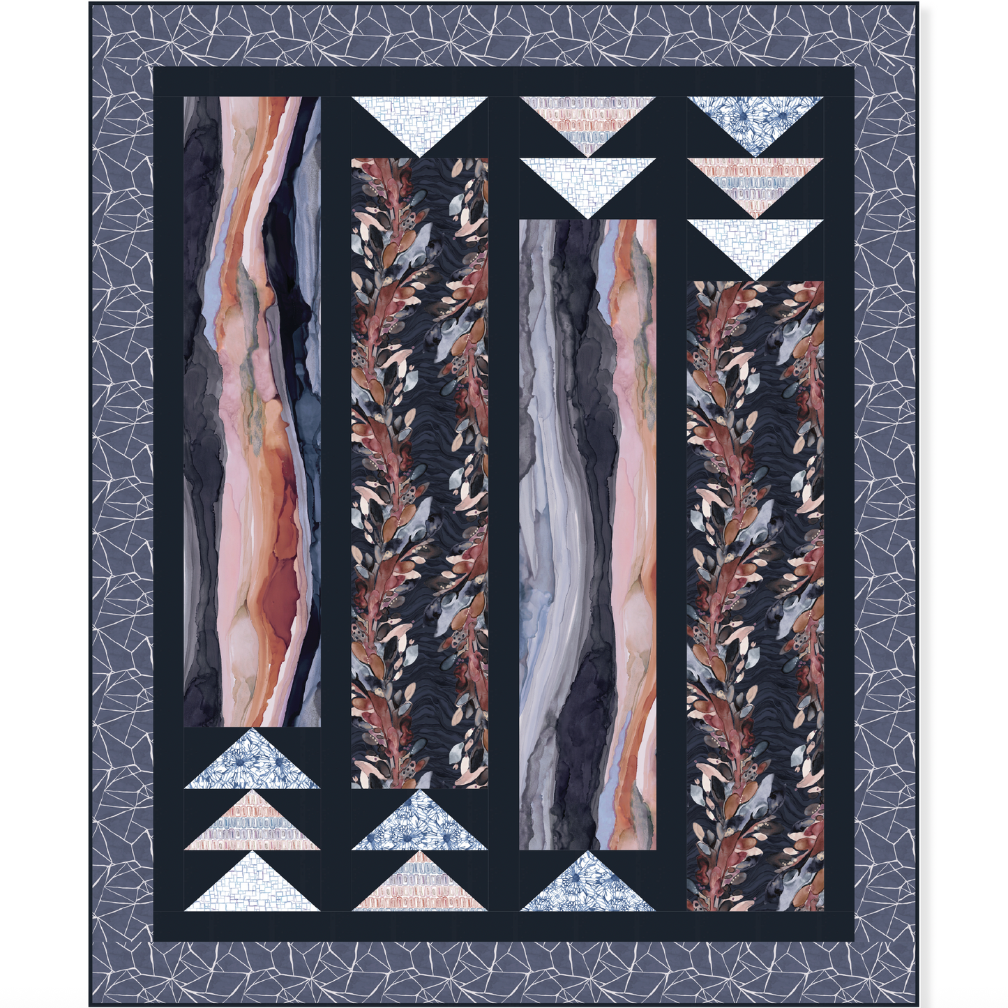 Ingots Quilt Kit – featuring Daybreak by Shell Rummel with FreeSpirit Fabrics