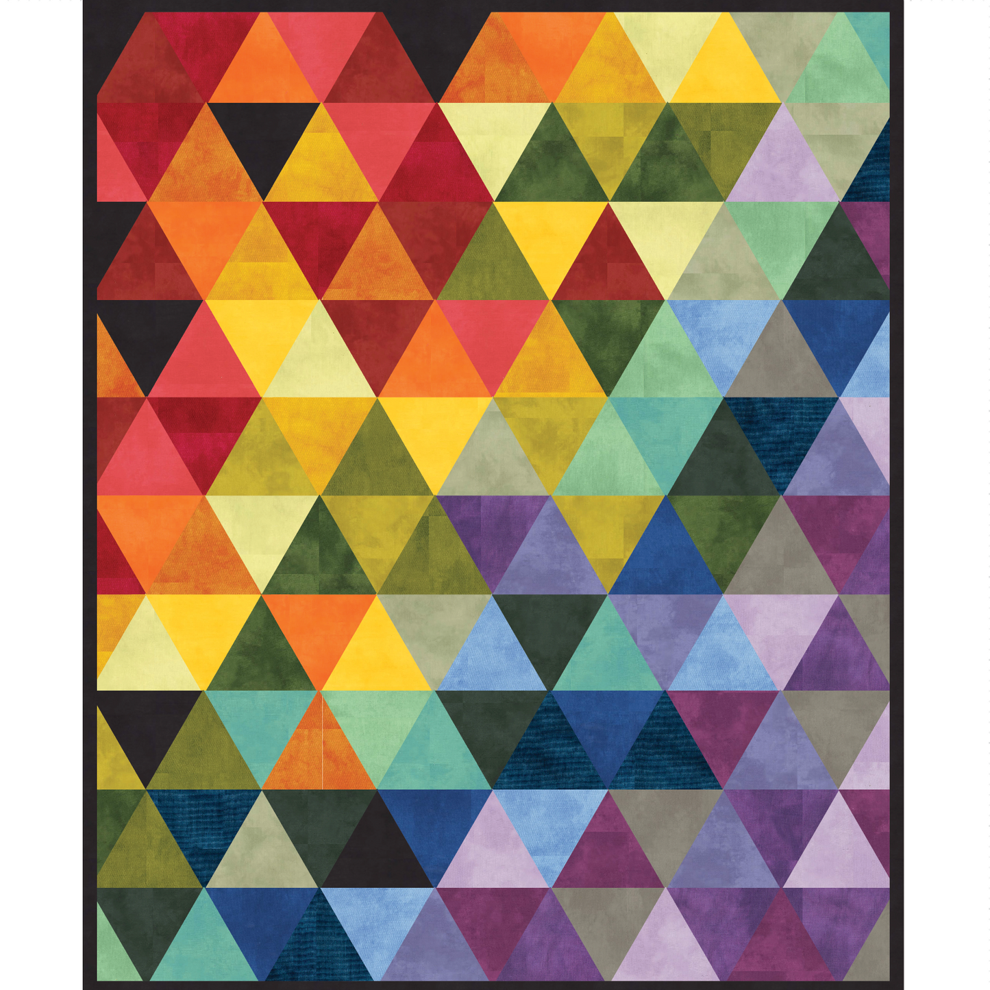 Equilateral Flow Quilt Kit – Featuring Palette by Marcia Derse