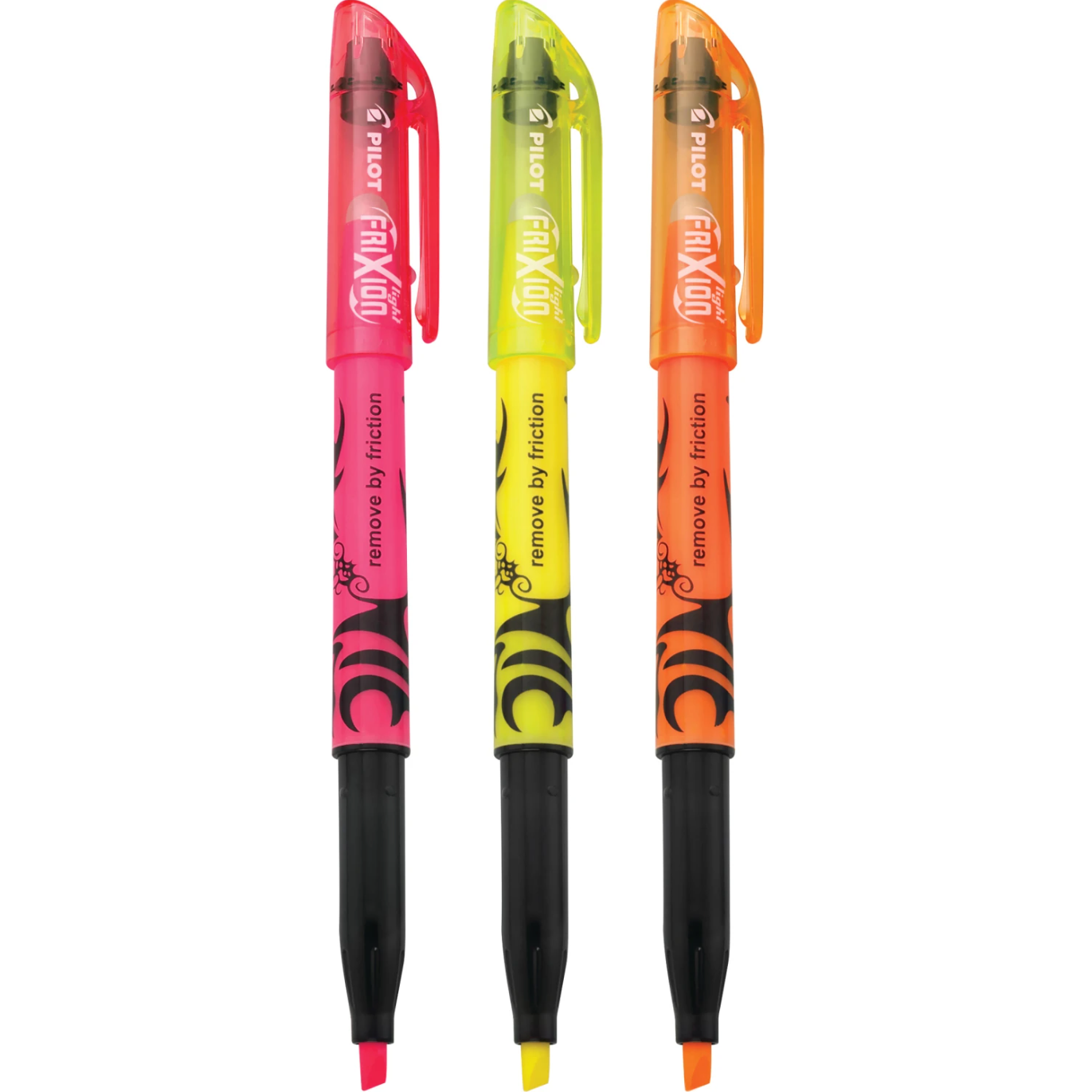 Pilot FriXion Light Erasable Highlighters – Assorted Colors (3pk)