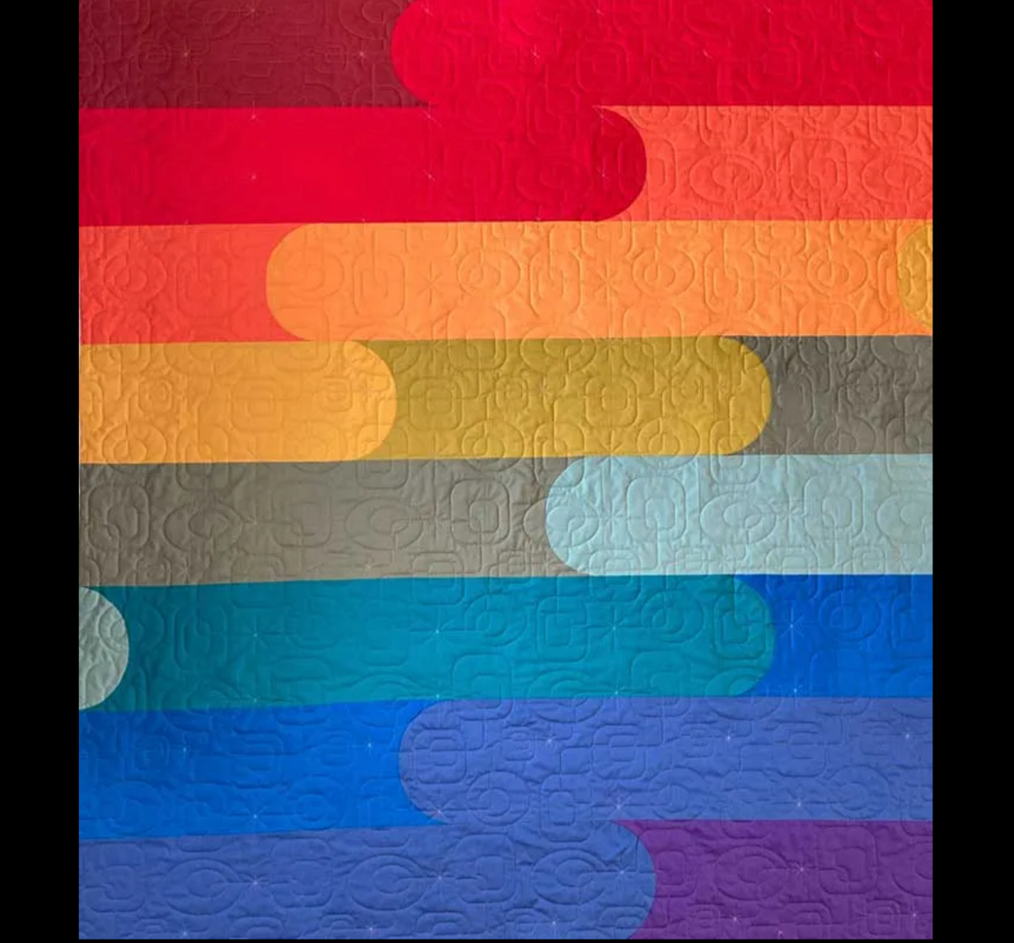 Quiltmuster „Boogie Nights“ von The Retro Quilter