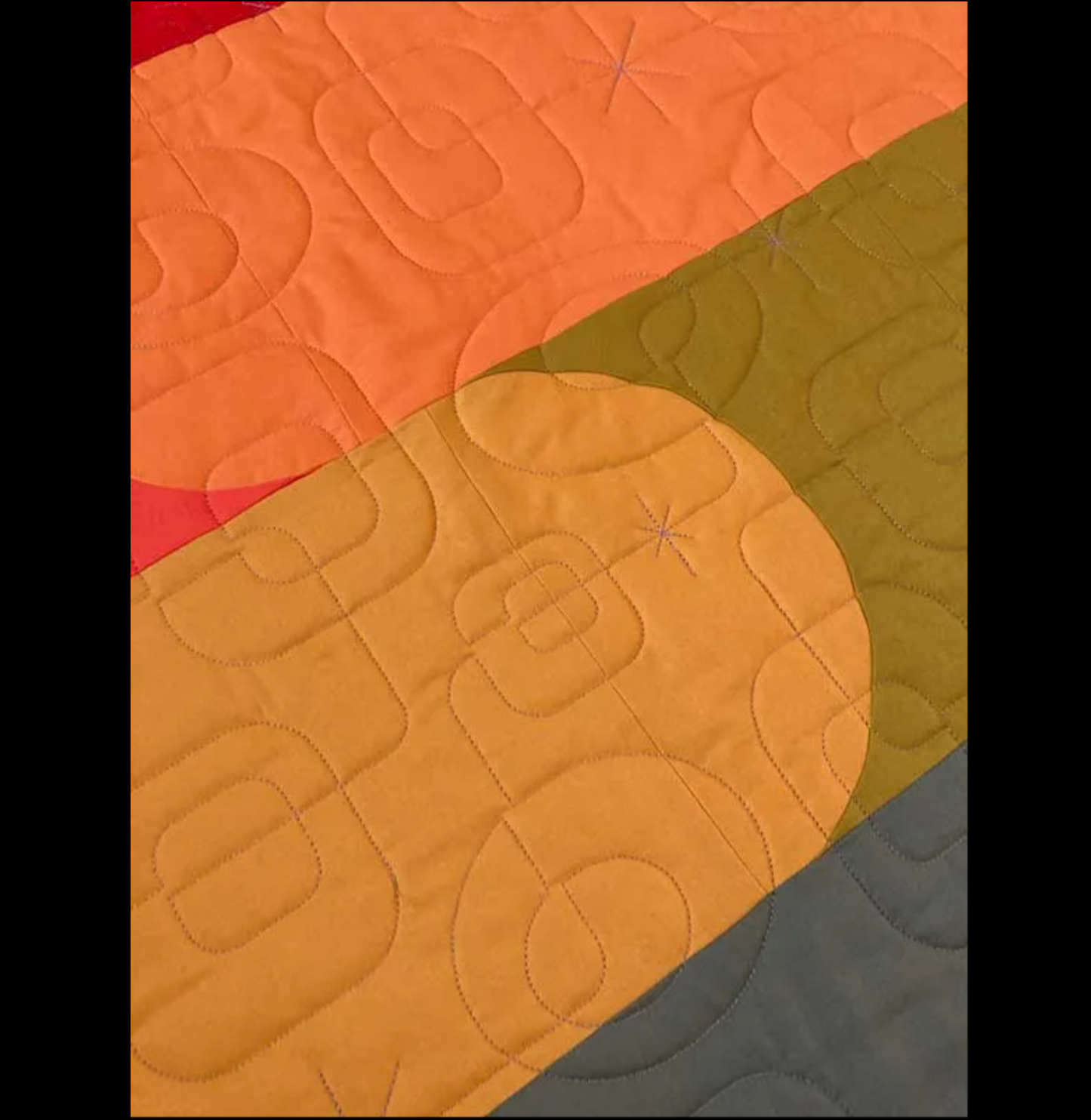 Quiltmuster „Boogie Nights“ von The Retro Quilter