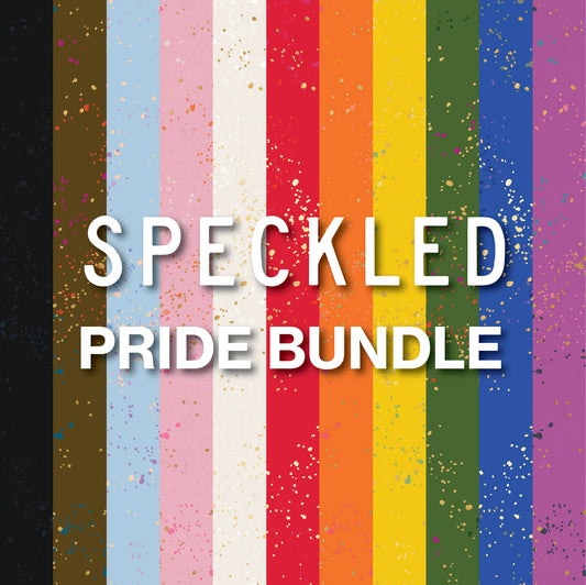Speckled Progress Pride Bundle by Rashida Coleman-Hale with Ruby Star Society