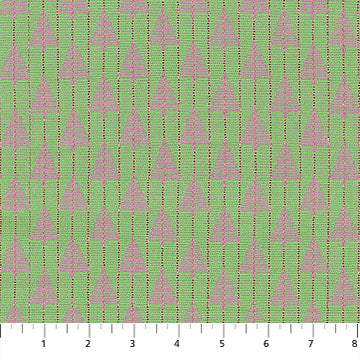 Silver Lining - Tree Farm in Sachet - by Anna Maria Textiles