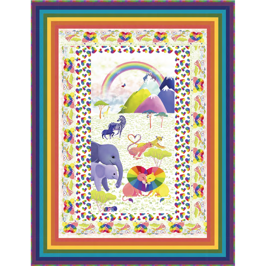 Wild Love Quilt Kit – Featuring Love in the Wild by Katy Tanis