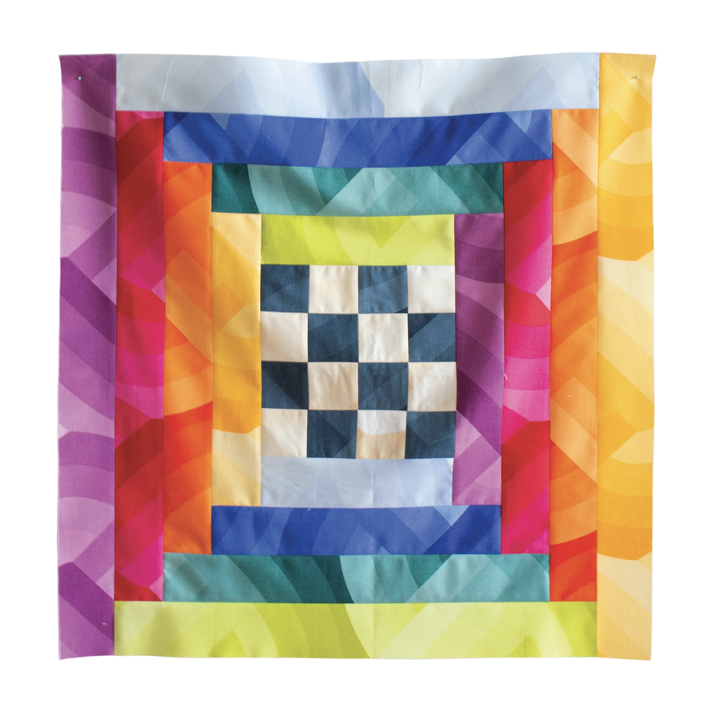 Courthouse Checks Quilt Kit featuring Echo by Emily Van Hoff with Moda Fabrics