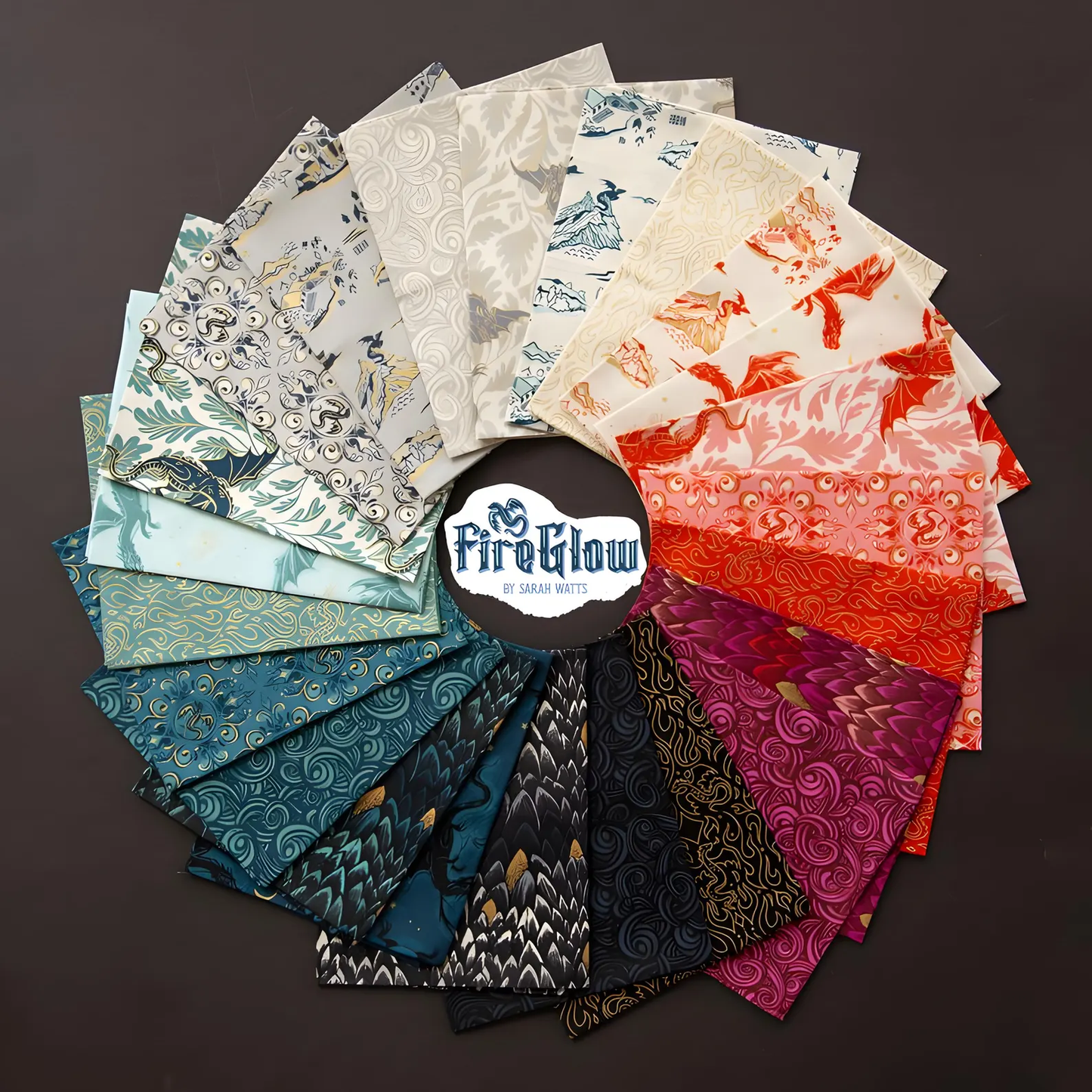 Book Nerd Quilt Kit – featuring Fireglow by Sarah Watts with Ruby Star Society