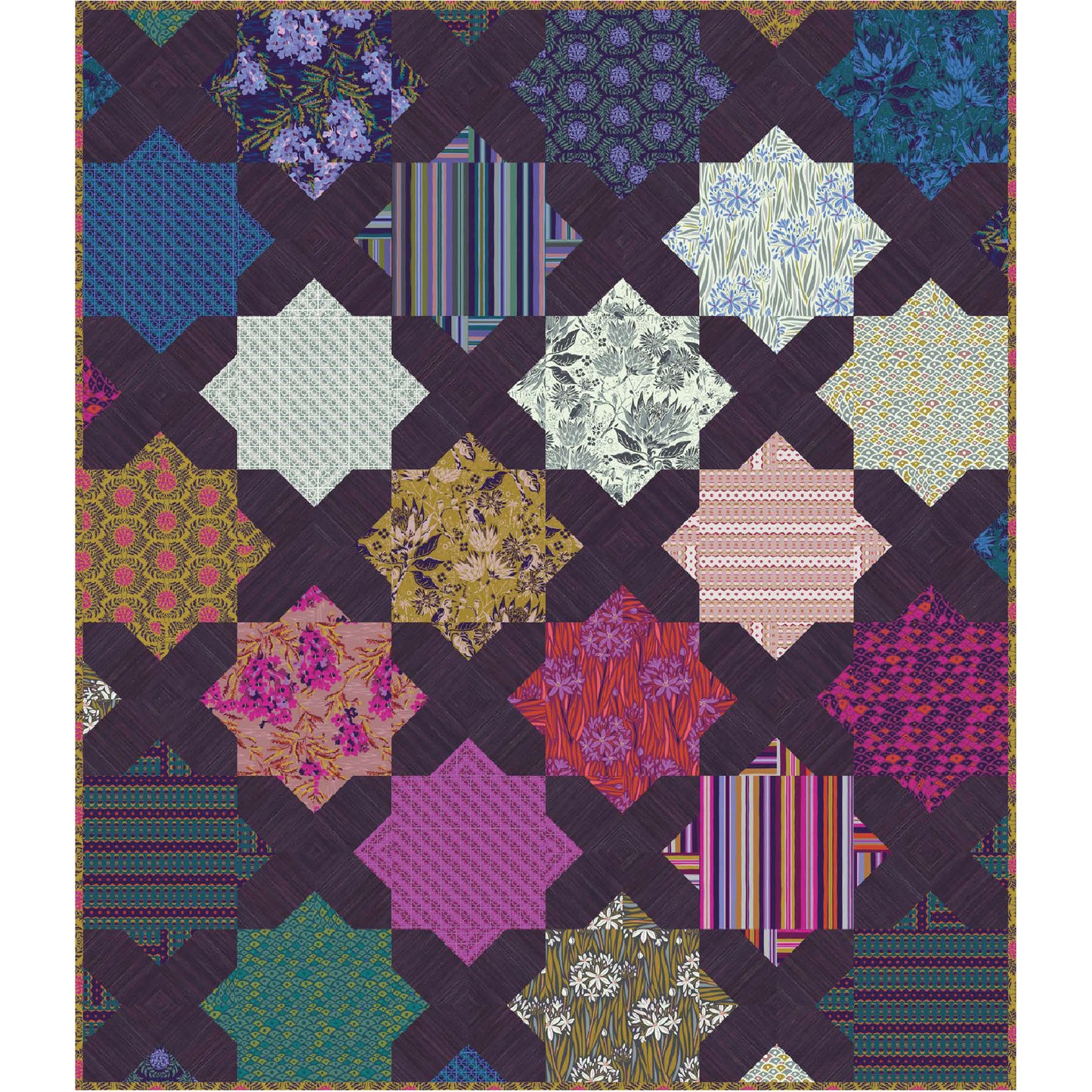 Floored10 Quilt Kit – Featuring Wandering Eye by Kathy Doughty