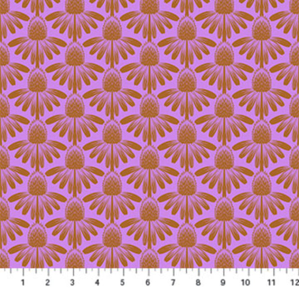 Indelible - Coneflower in Taffy - by Anna Maria Textiles