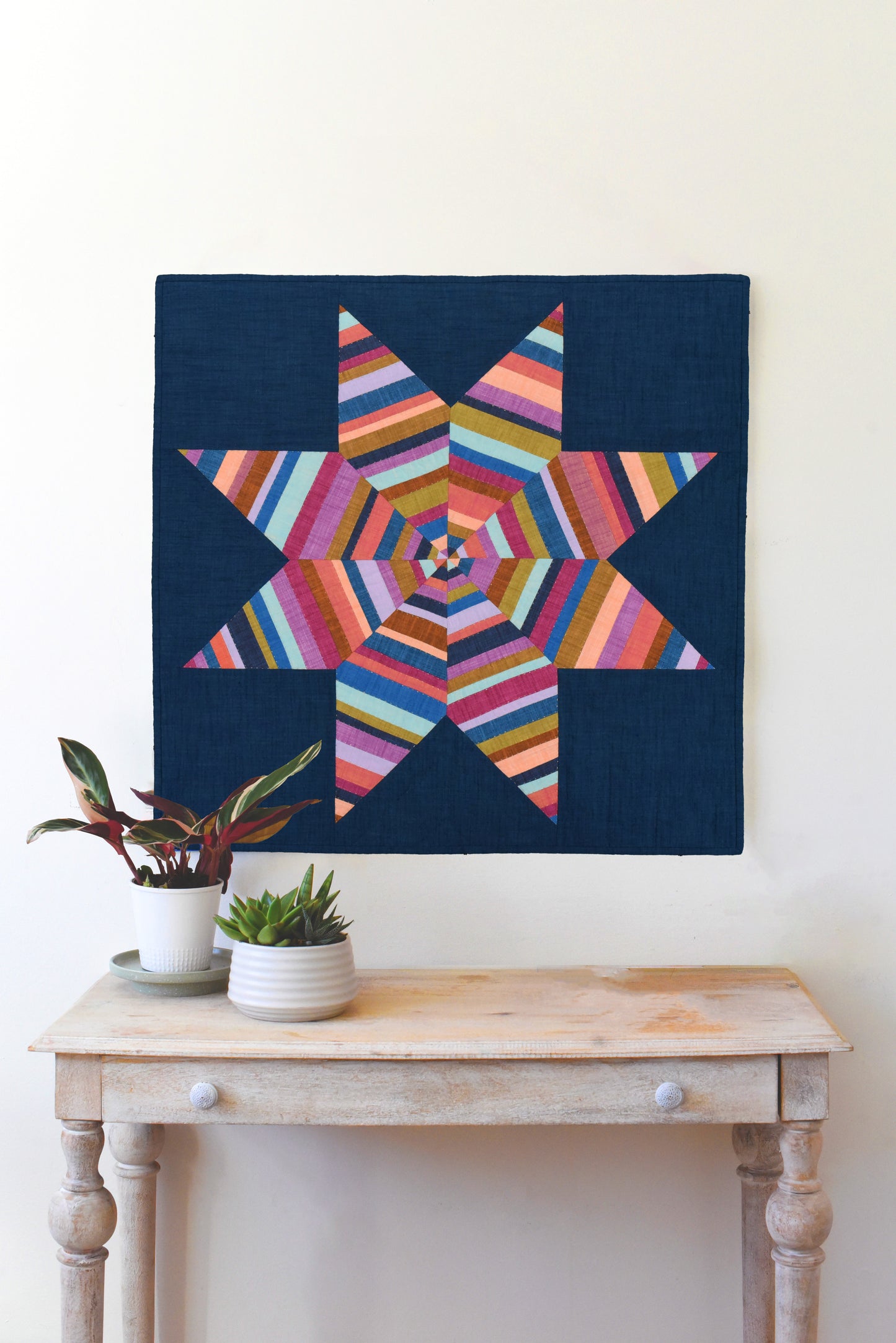 Handloom - String Star Quilt Kit - by Tara Faughnan with Windham Fabrics