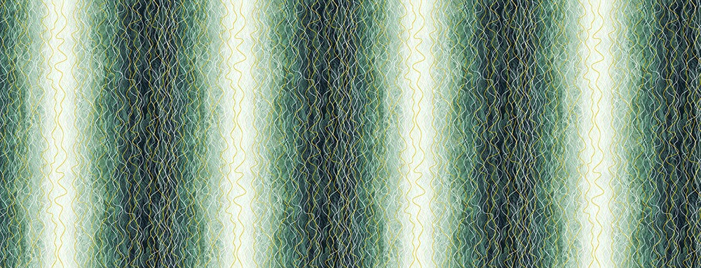 Hill Shine - Teal Gradient - by Rose Halsey with Robert Kaufman Fabrics