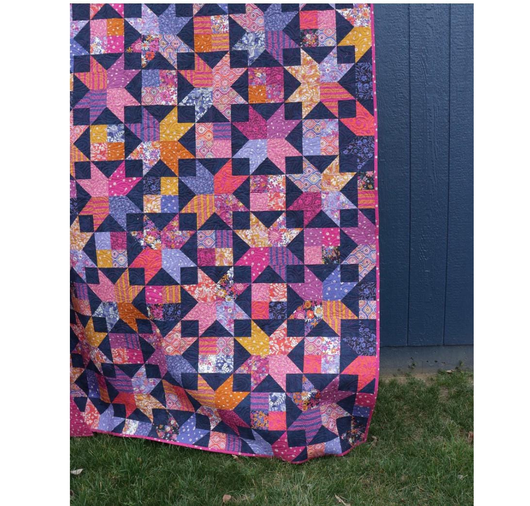 Amelia (72" x 90") Quilt Pattern by Crystal Manning