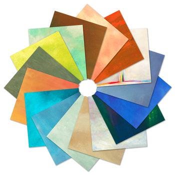 Grand Star Quilt Kit featuring Sky Ombre by Jennifer Sampou