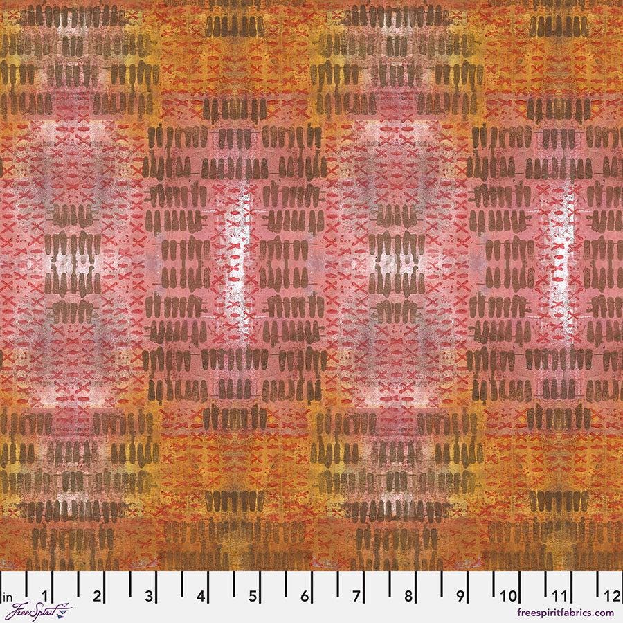 On Your Mark – Tracks - Blush (Half Yard Cut) – by Seth Apter with FreeSpirit Fabrics