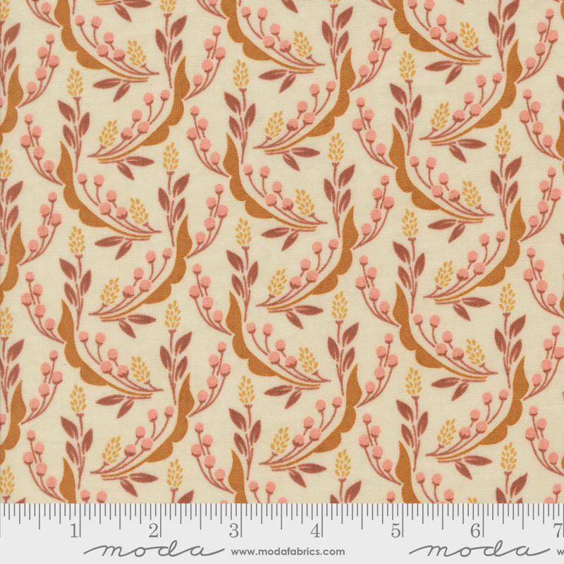 Acorn Hollow - Harvest Florals Wheat Ecru - by BasicGrey for Moda Fabrics