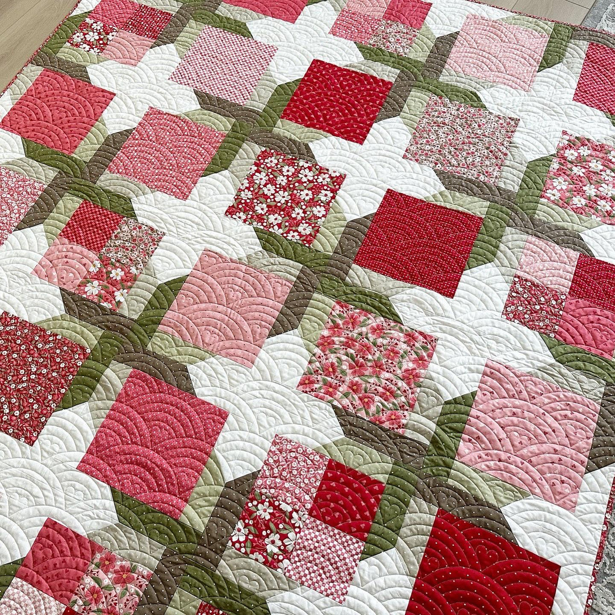Carrot Cake Quilt Pattern - Antler Quilt Design Pattern