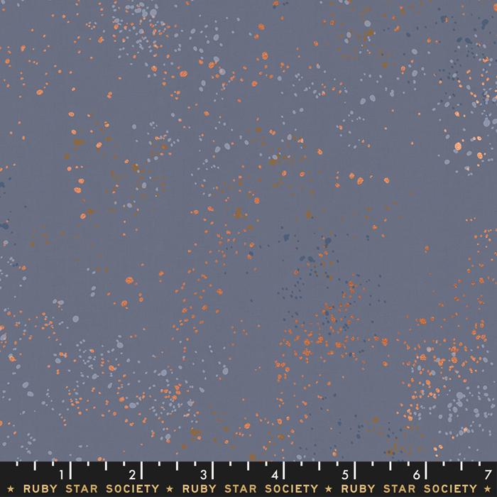 Speckled Fabric - Denim - by Rashida Coleman Hale with Ruby Star Society