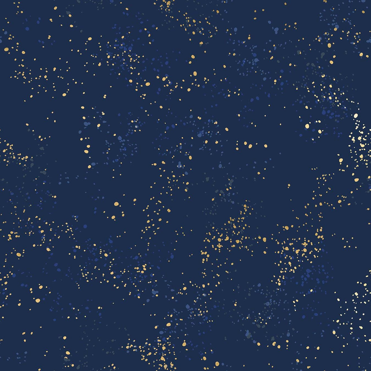 Speckled Metallic Fabric - Navy - by Rashida Coleman Hale with Ruby Star Society