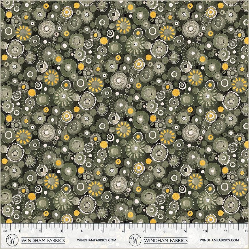 Flora & Form - Phthalo Green - 54781DM-4 by Essoldo Design for Windham Fabrics