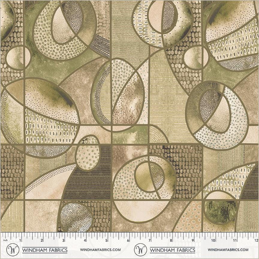 Flora & Form - Sage - 54782D-7 by Essoldo Design for Windham Fabrics