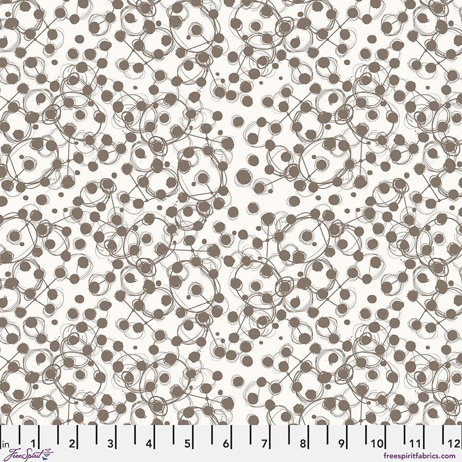 Stamped - Atomic - Half Yard Cut - by Seth Apter with FreeSpirit Fabrics