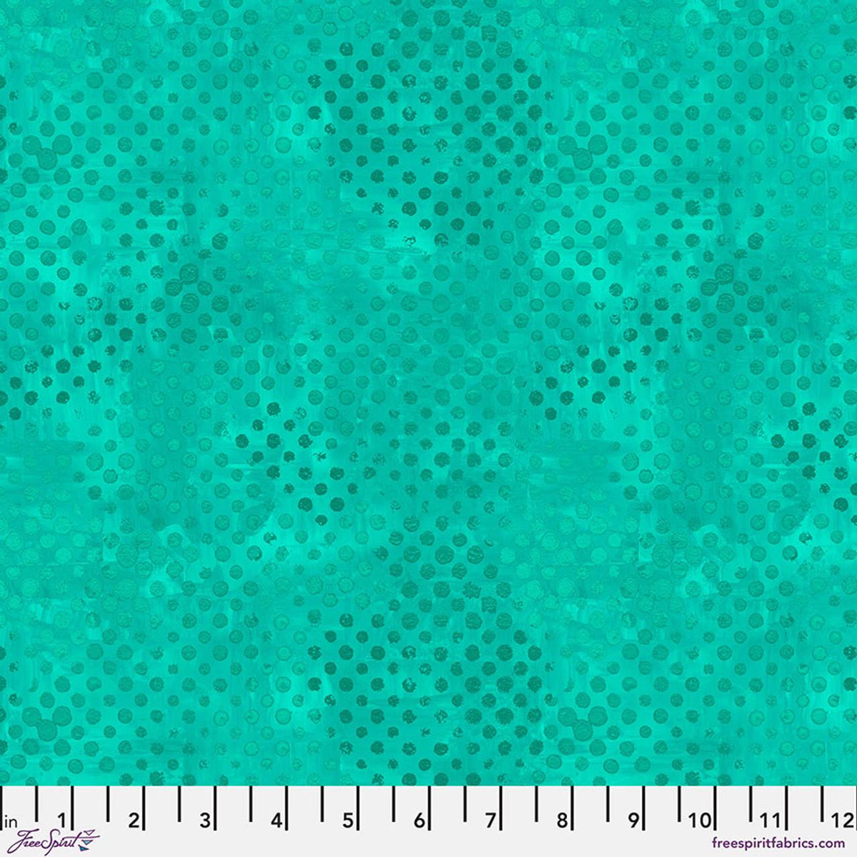 Textures - Sprinkles in Turquoise - by Sue Penn with Free Spirit Fabrics