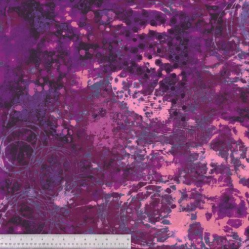 Marcia Derse Essentials - Spotted Graffiti, Spring Lilac - with Windham Fabrics